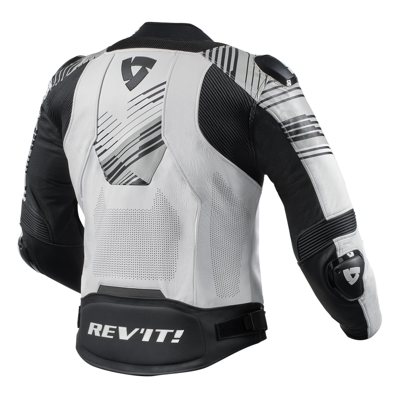 Jachetă moto Revit Apex alb-negru și alb lichidare