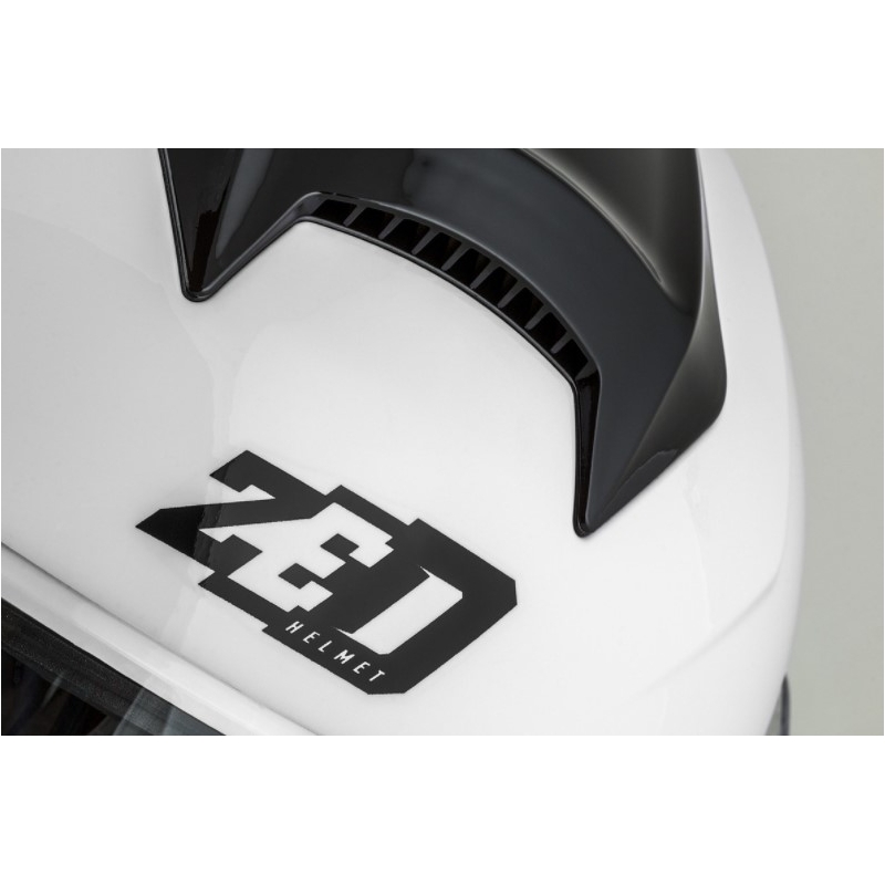 ZED F18 cască de motocicletă albă