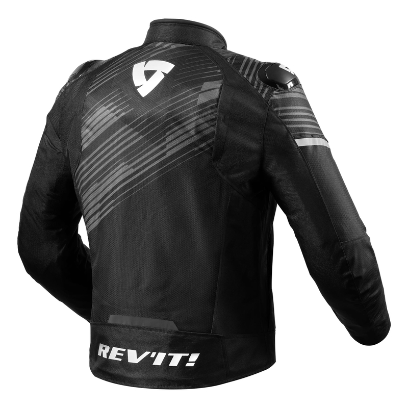 Revit Apex H2O jachetă de motocicletă alb-negru și alb lichidare