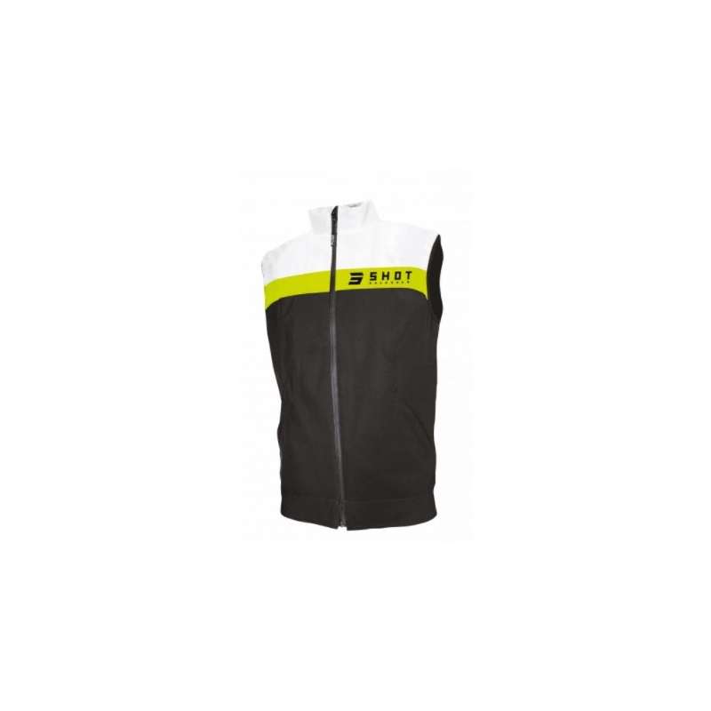 Vesta Softshell Shot Team negru-fluo galben