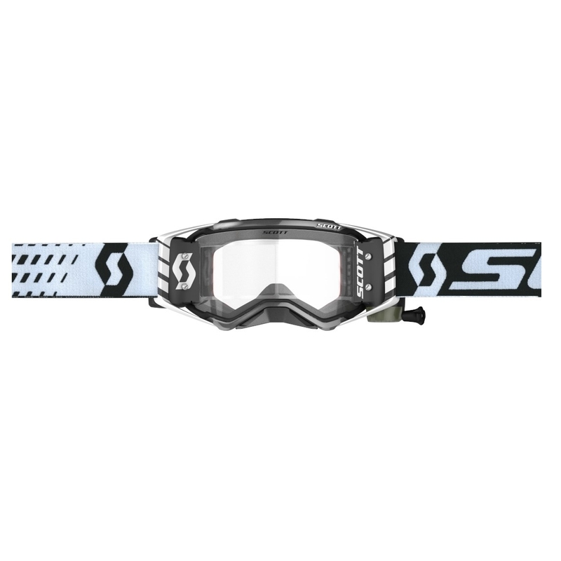 Ochelari de motocros SCOTT Prospect WFS 22 negru și alb