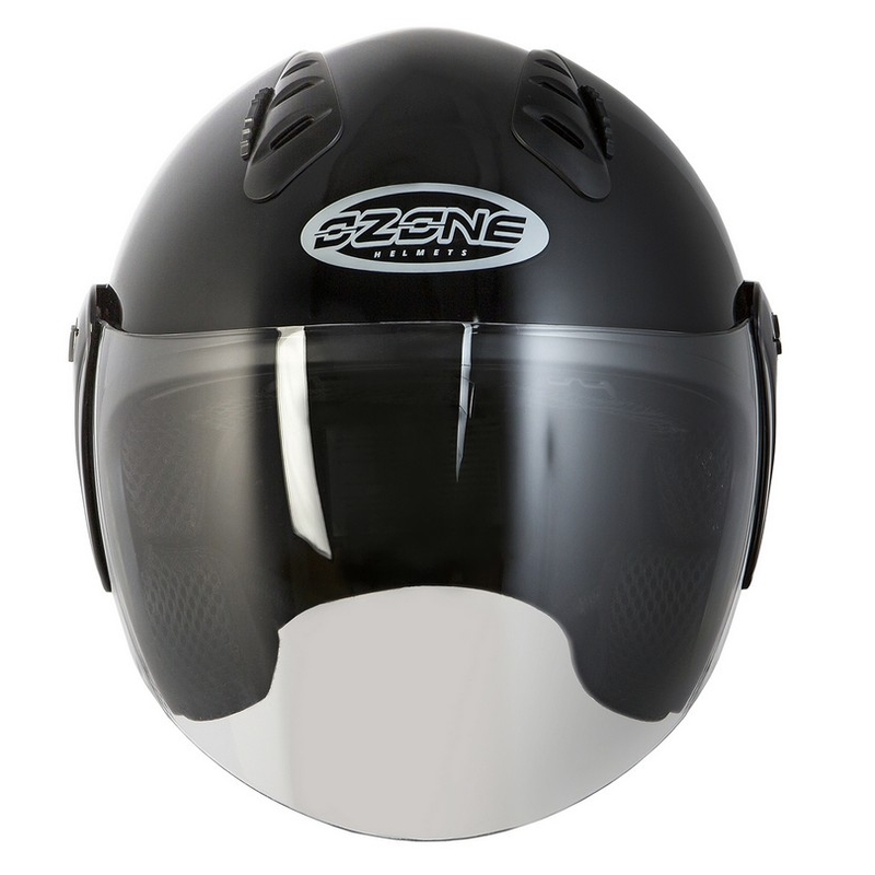 Cască de motocicletă deschisă Ozone HY-818 negru lucios - II. calitate