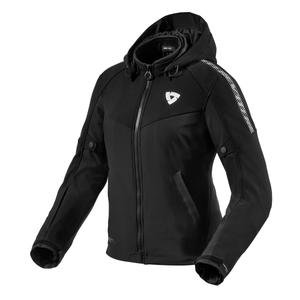 Jachetă de motocicletă Revit Proxy H2O negru și alb pentru femei