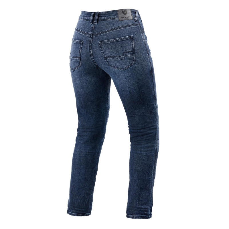 Blugi Revit Victoria 2 SF Blue Cropped Motorcycle pentru femei Revit Victoria 2 SF Blue lichidare