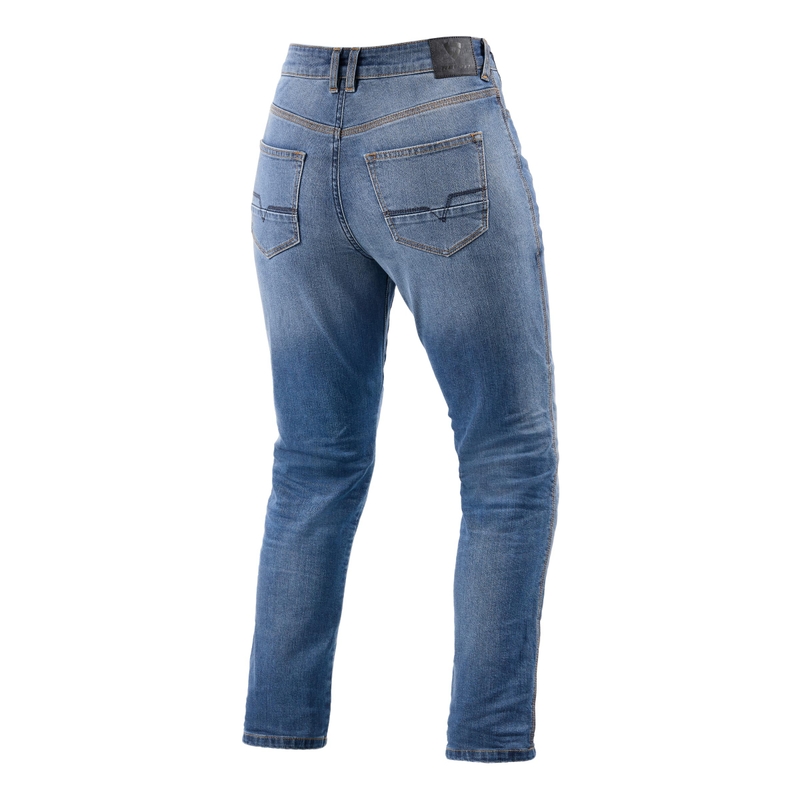 Blugi pentru femei Revit Victoria 2 SF albastru deschis pentru motociclete Revit Victoria 2 SF