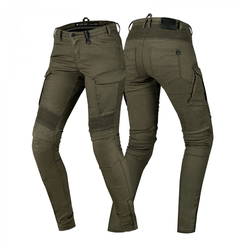 Blugi pentru femei Shima Giro 2.0 kaki pentru motociclete Shima Giro 2.0 kaki lichidare