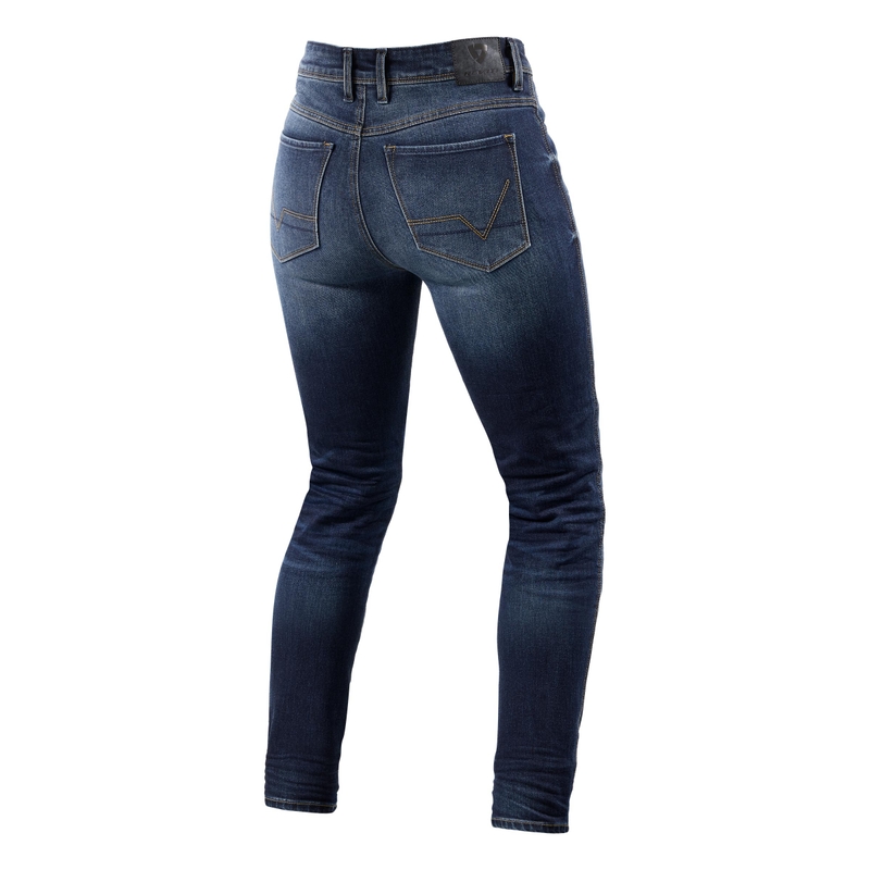 Blugi moto pentru femei Revit Marley SK albastru