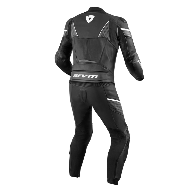 Salopetă de motociclist Revit Beta alb-negru și alb lichidare