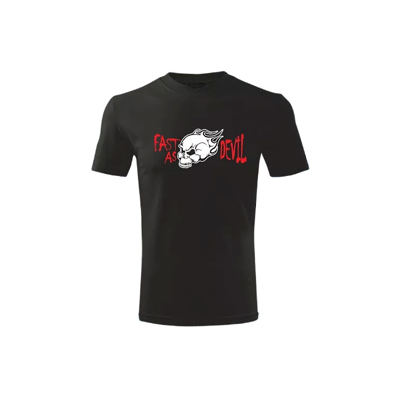 Tricou s motivem rapid ca diavolul