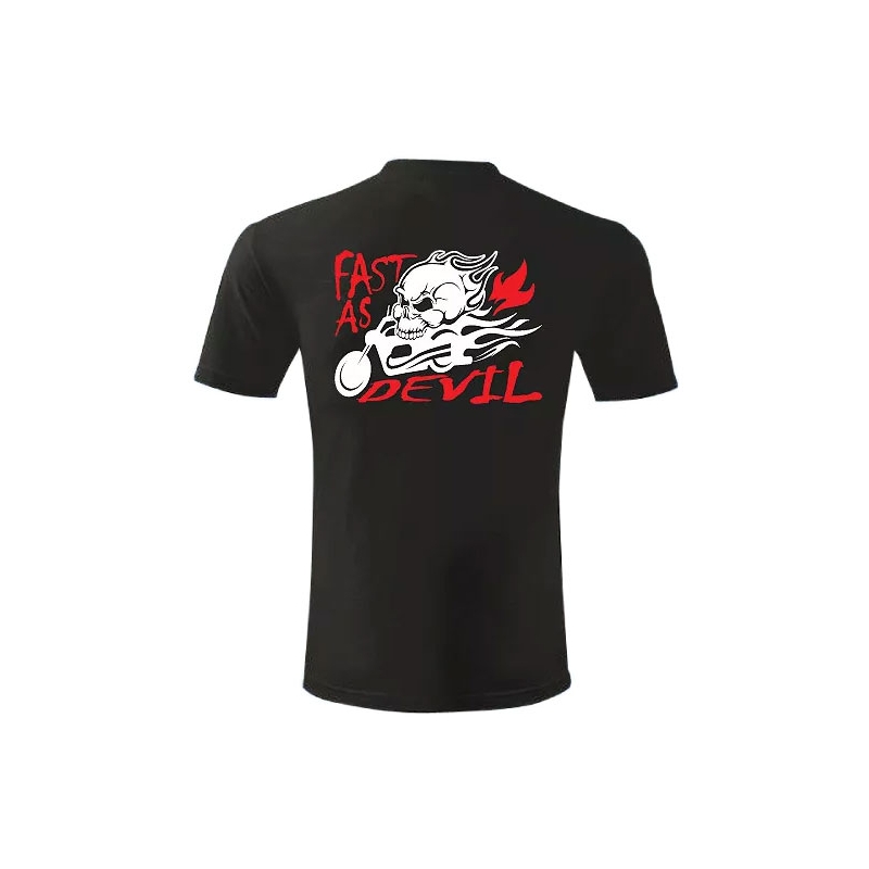 Tricou s motivem rapid ca diavolul