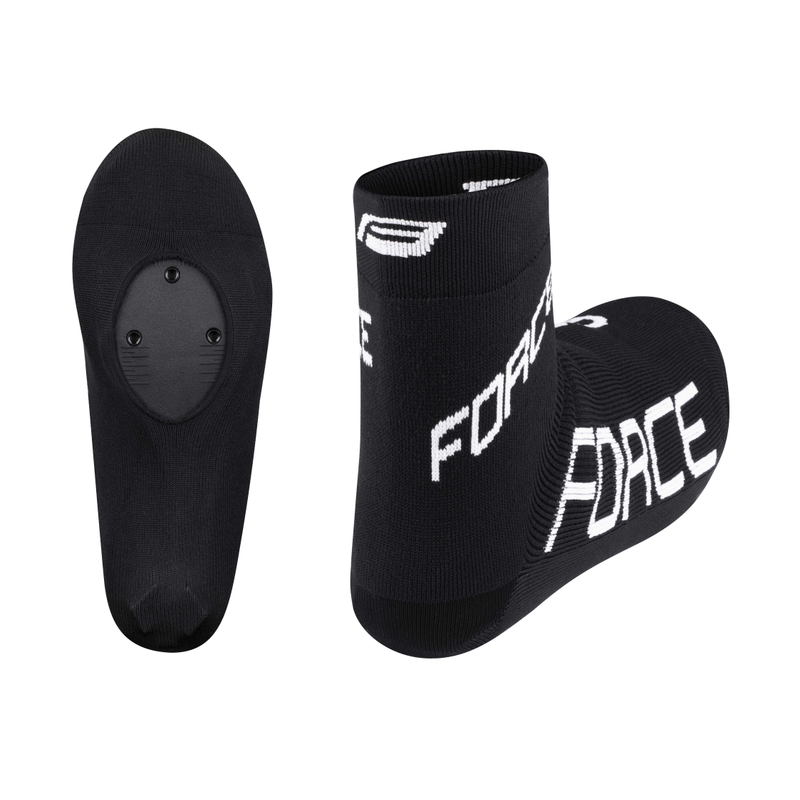 FORCE jambiere de ciclism FORCE acoperă negru lichidare