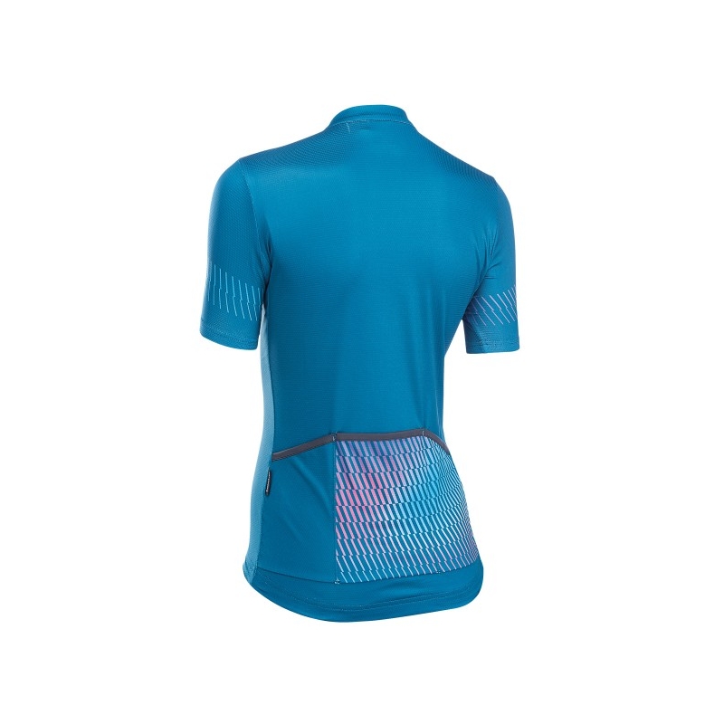 Tricou albastru Northwave Origin pentru femei lichidare