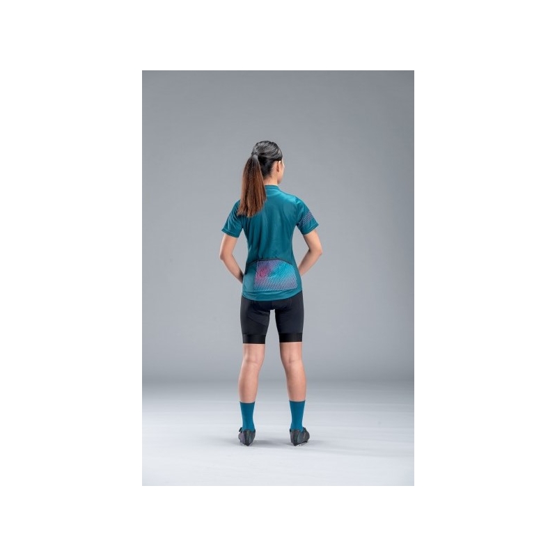 Tricou albastru Northwave Origin pentru femei lichidare