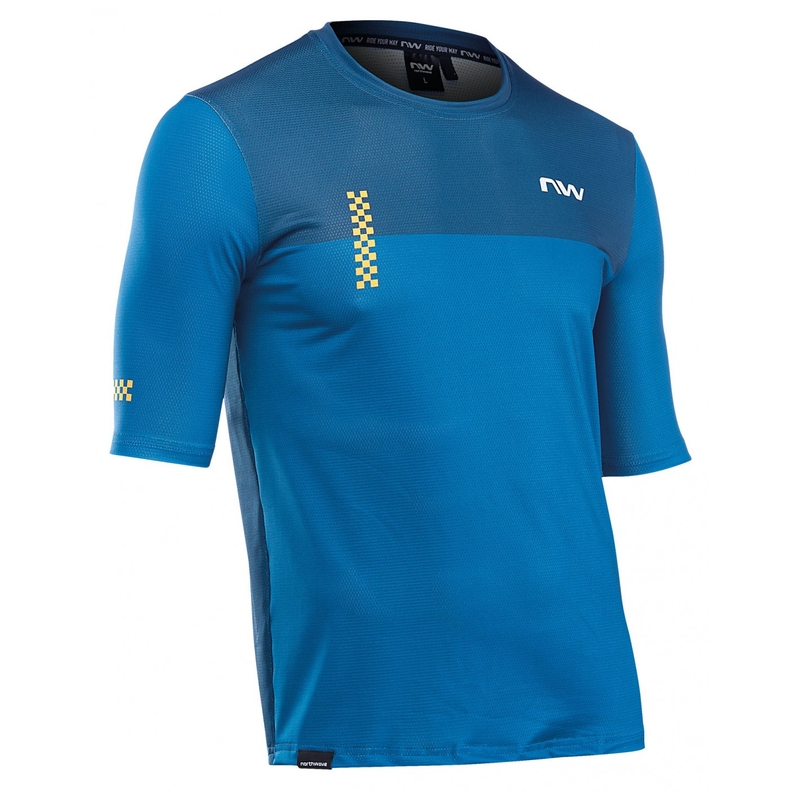 Jersey Northwave Xtrail 2 albastru cu mânecă scurtă lichidare