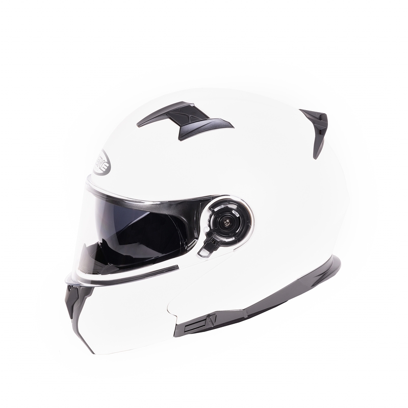 Ozone Flip Up Casca de motocicletă Storm White Gloss lichidare
