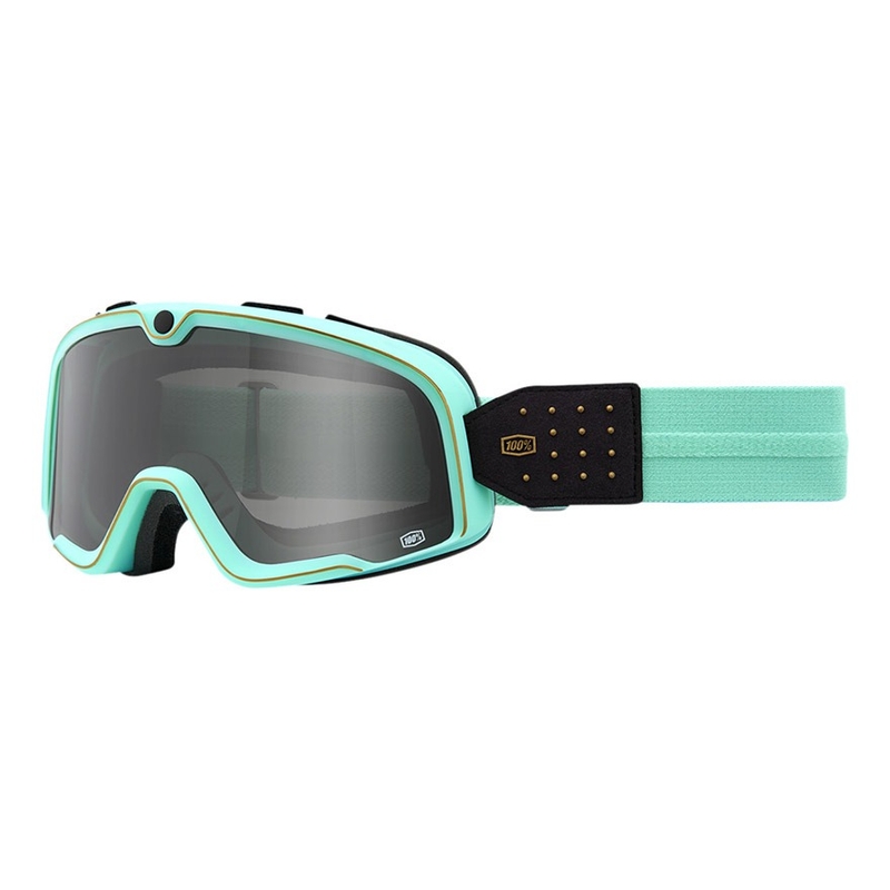 Ochelari de protecție 100% BARSTOW Cardif turquoise (plexi fumuriu) lichidare