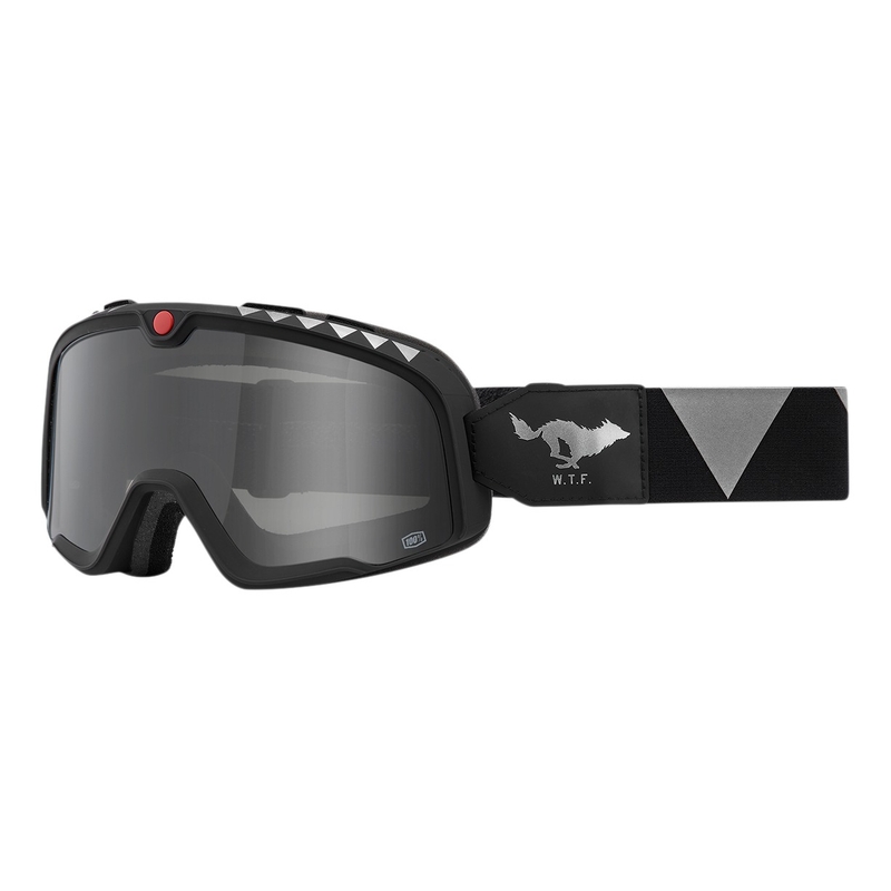 Ochelari 100% BARSTOW El Solitario gri-negru (plexi fumuriu)