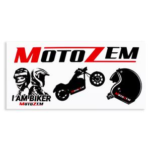 MotoZem Chopper set de autocolante