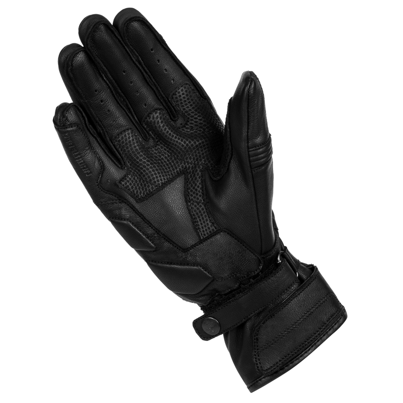 Mănuși de motocicletă Rebelhorn Runner Runner perforate negru