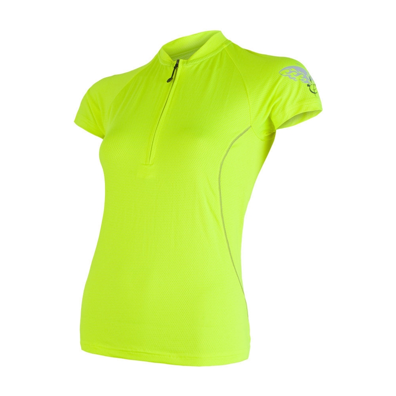 Tricou pentru femei Sensor Entry galben fluo - mânecă scurtă lichidare