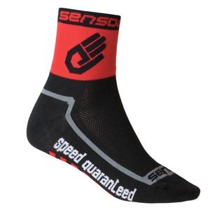 Șosete de mână Sensor Race Lite negru-roșu výprodej