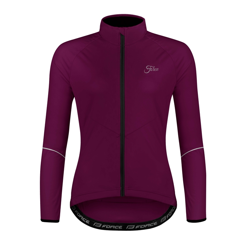 Jachetă de bicicletă pentru femei FORCE Arrow violet lichidare