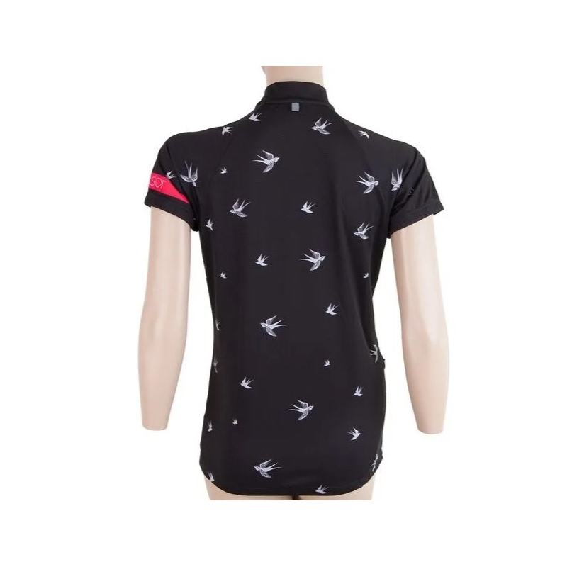 Tricou pentru femei Sensor Swallow negru - mânecă scurtă lichidare