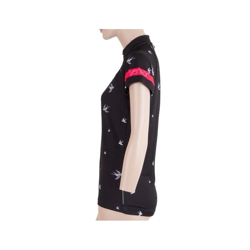 Tricou pentru femei Sensor Swallow negru - mânecă scurtă lichidare