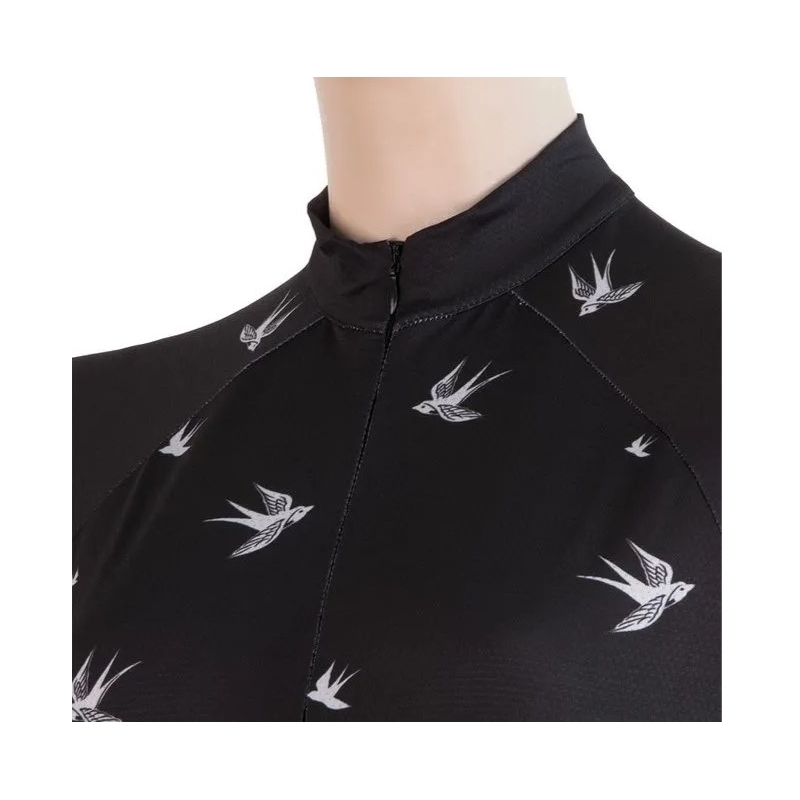 Tricou pentru femei Sensor Swallow negru - mânecă scurtă lichidare