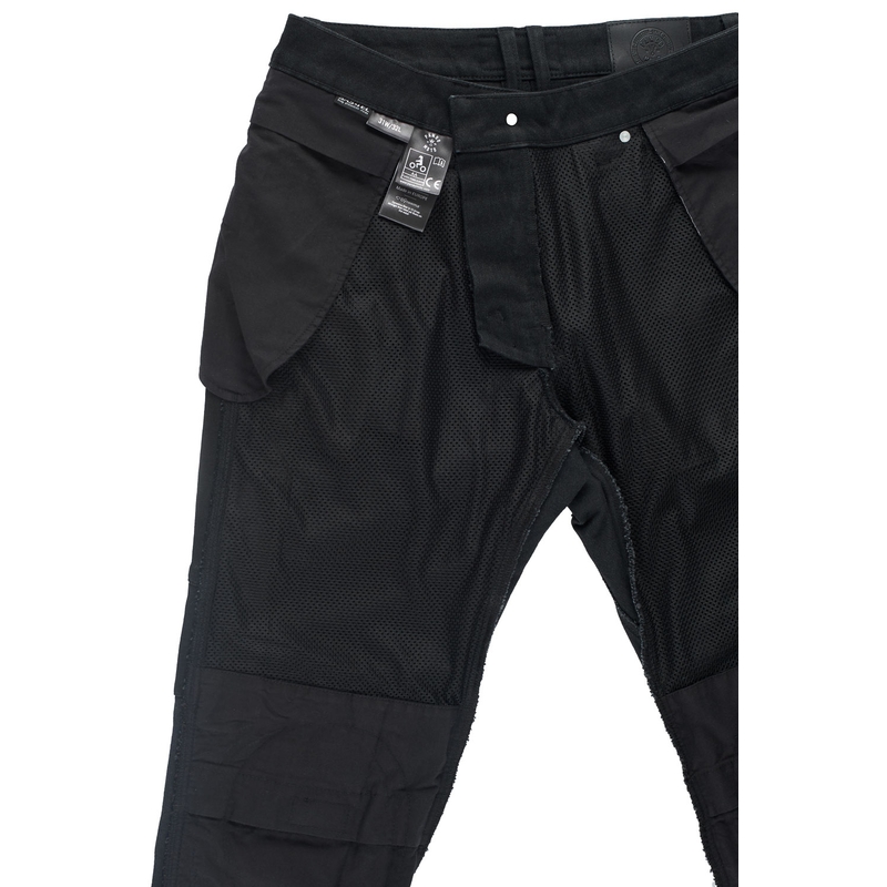 Blugi motocicletă PANDO MOTO Boss Dyn negru lichidare