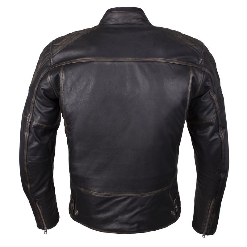 Geacă moto Street Racer Tribe Retro maro