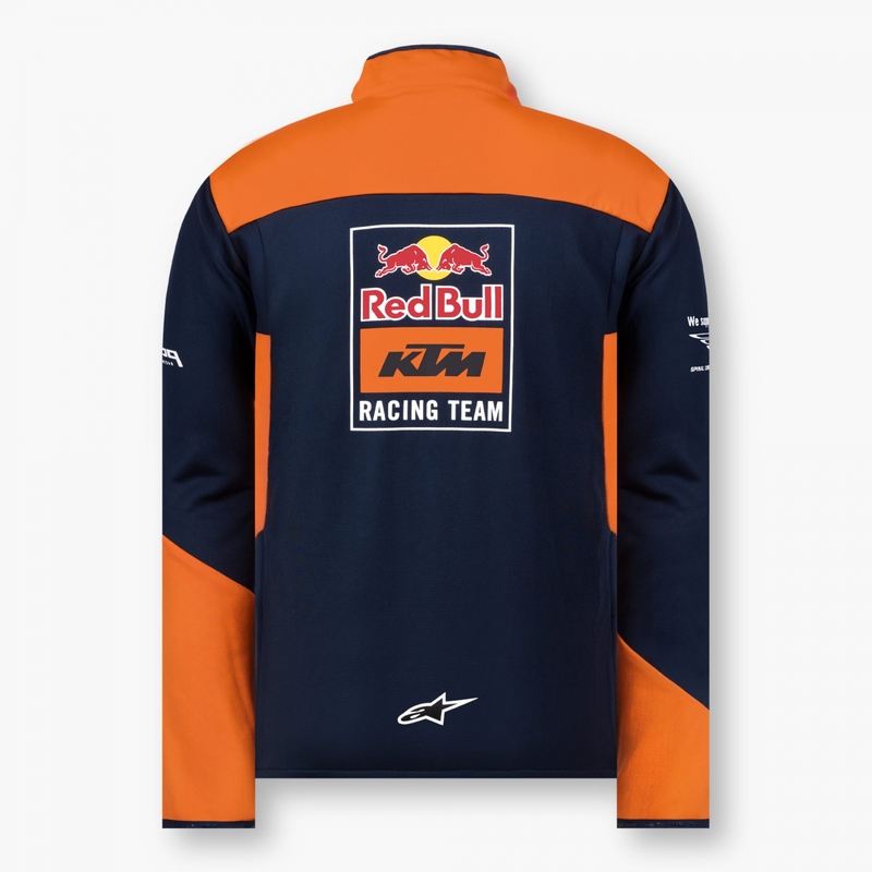 Jachetă Softshell KTM Red Bull Racing 22 albastru-portocaliu lichidare