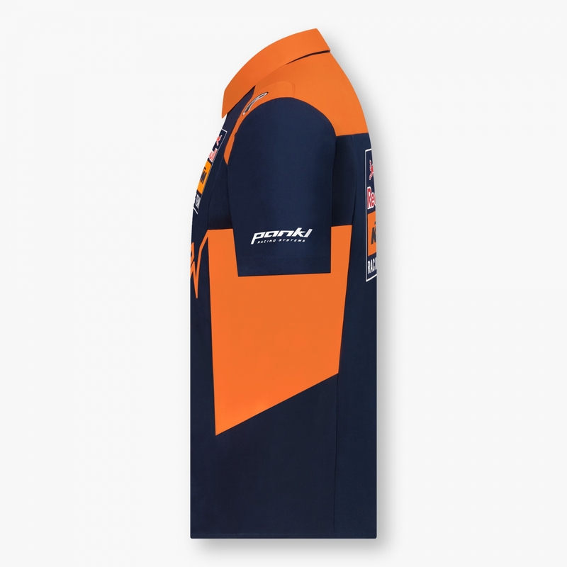 Tricou polo KTM Red Bull Racing 22 albastru-portocaliu lichidare
