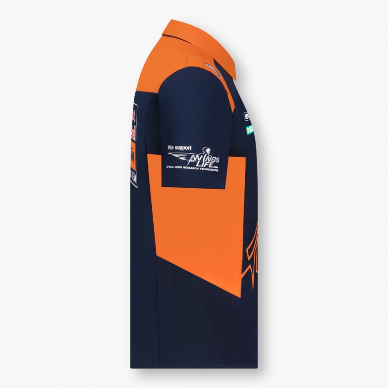 Tricou polo KTM Red Bull Racing 22 albastru-portocaliu lichidare