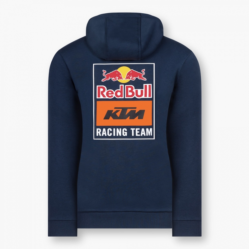 Femeie KTM Backprint Red Bull Zip Sweatshirt albastru lichidare