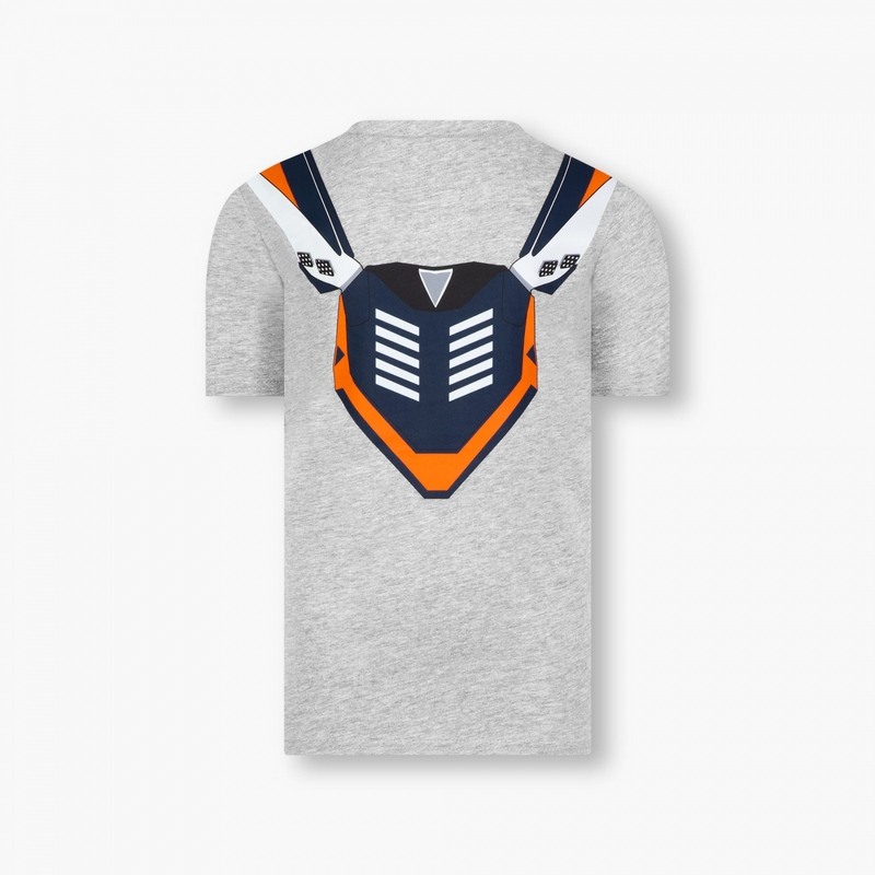 Copii T-shirt KTM Rock Solid Red Bull gri lichidare