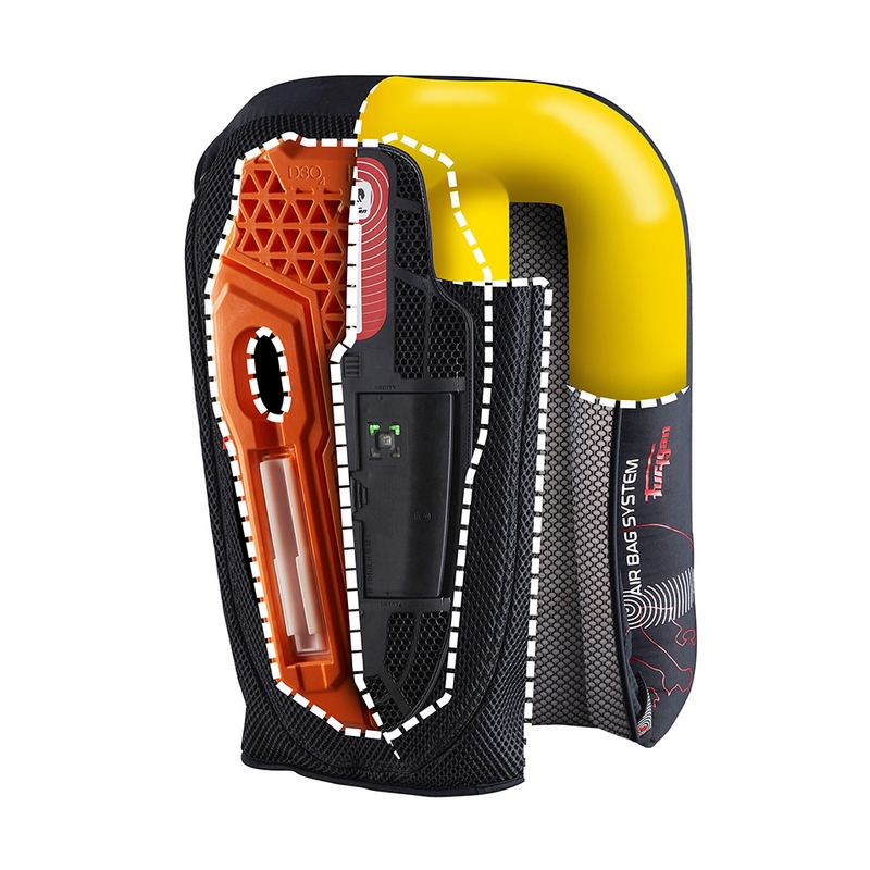 Vesta cu airbag Furygan Fury System negru