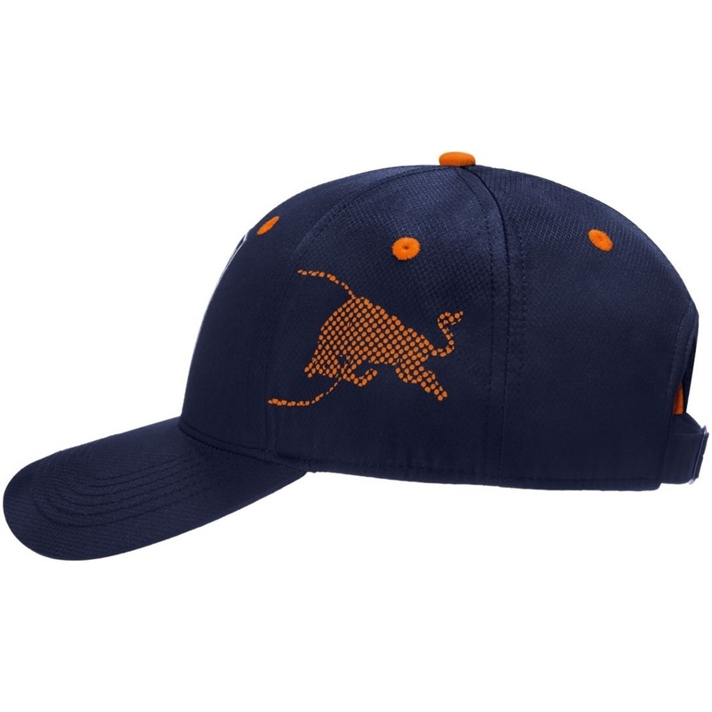 Șapcă pentru copii KTM Laser Cut Red Bull albastru-portocaliu