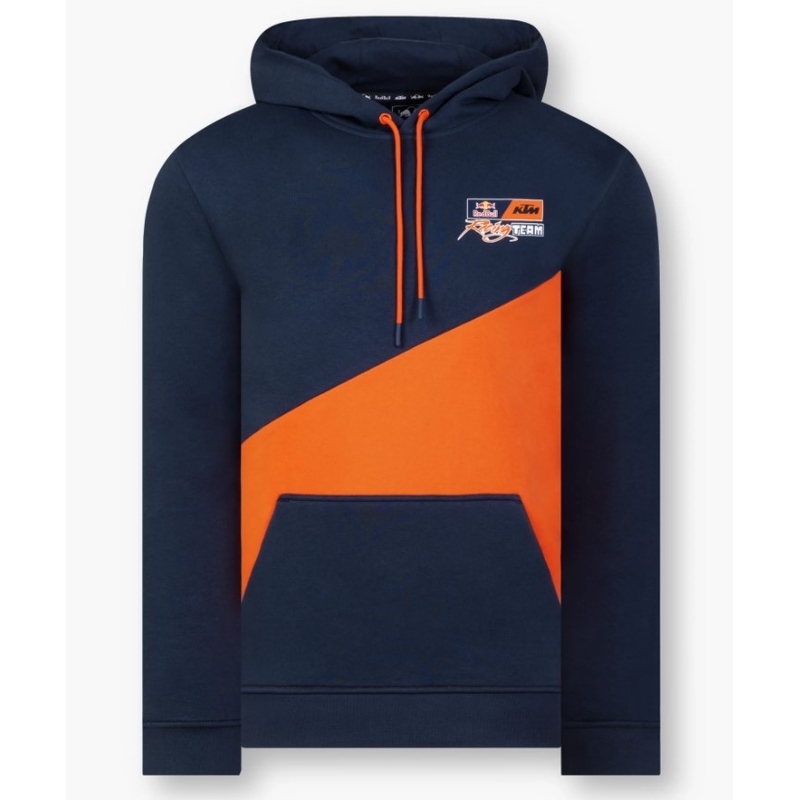 Hanorac cu glugă KTM Red Bull Racing Colourswitch albastru-portocaliu