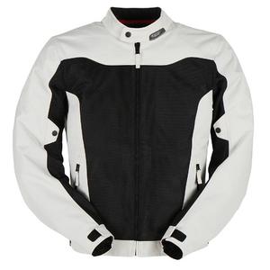 Furygan Mistral Evo 3 negru și alb jachetă de motocicletă Furygan Mistral Evo 3 negru și alb