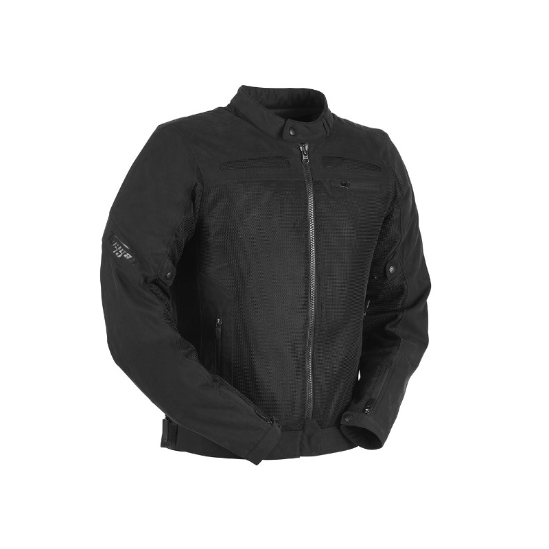 Furygan TX Furyo Jachetă de motocicletă neagră cu ventilație Furygan TX Furyo lichidare