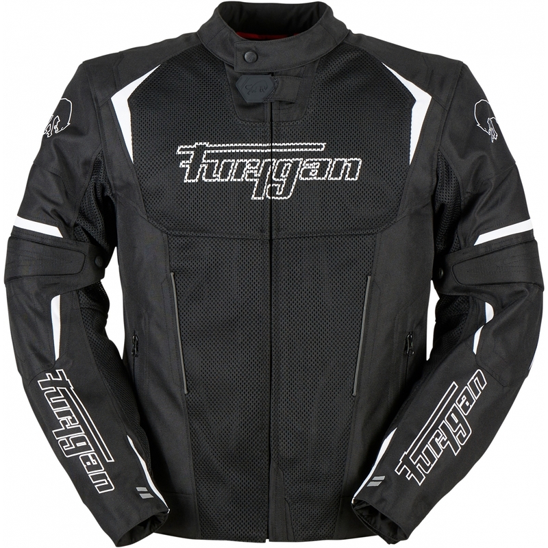 Furygan Ultra Spark Vented 3 în 1 jachetă de motocicletă albă și neagră Furygan Ultra Spark Vented 3 în 1 lichidare