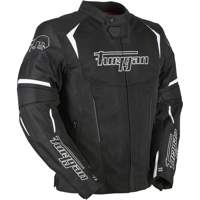 Furygan Ultra Spark Vented 3 în 1 jachetă de motocicletă albă și neagră Furygan Ultra Spark Vented 3 în 1 lichidare