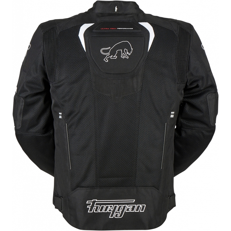 Furygan Ultra Spark Vented 3 în 1 jachetă de motocicletă albă și neagră Furygan Ultra Spark Vented 3 în 1 lichidare