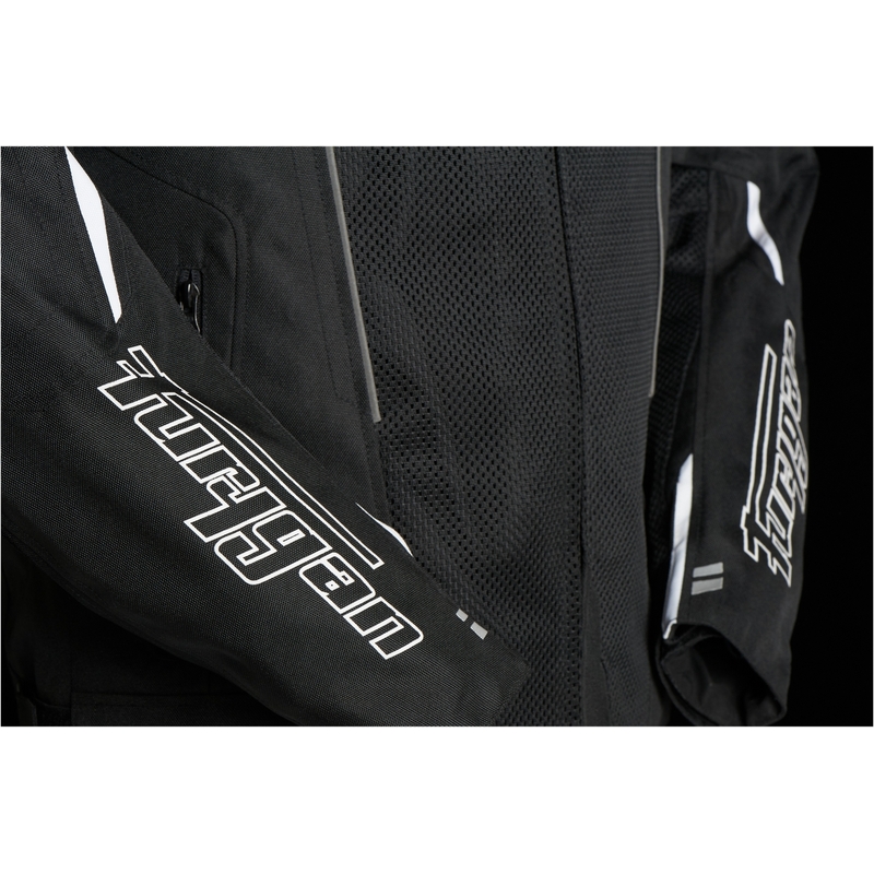 Furygan Ultra Spark Vented 3 în 1 jachetă de motocicletă albă și neagră Furygan Ultra Spark Vented 3 în 1 lichidare