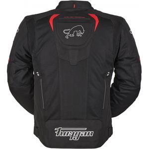 Furygan Ultra Spark Vented 3 în 1 Jachetă de motocicletă roșie și neagră Furygan Ultra Spark Vented 3 în 1