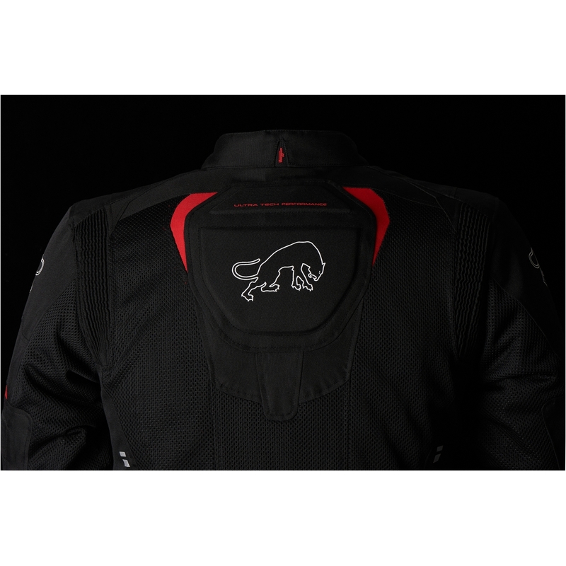 Furygan Ultra Spark Vented 3 în 1 Jachetă de motocicletă roșie și neagră Furygan Ultra Spark Vented 3 în 1