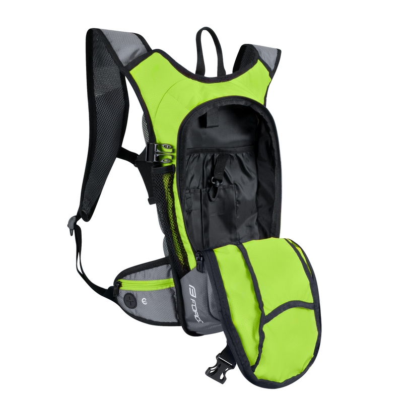 Rucsac de ciclism FORCE Aron Ace 10 l verde-gri fluo lichidare