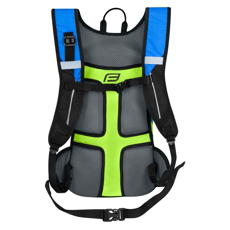 Rucsac de ciclism FORCE Berry Ace 12 l albastru-fluo verde lichidare