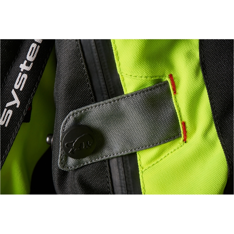 Furygan Apalaches jachetă de motocicletă negru-galben-fluo